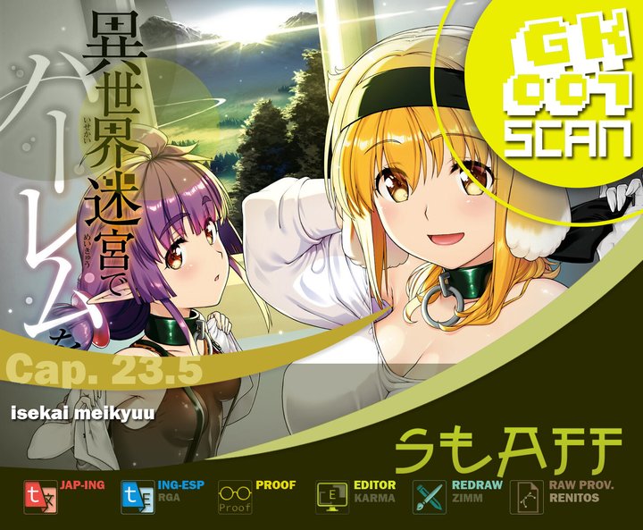 Isekai Meikyuu de Dorei Harem wo Capítulo 23.5 - Page 1