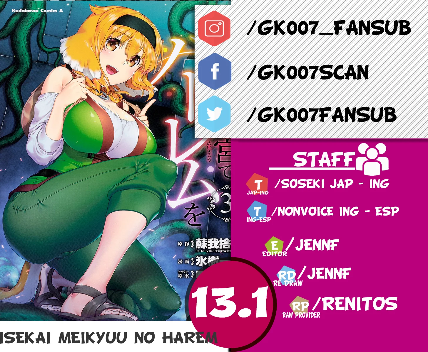 Isekai Meikyuu de Dorei Harem wo Capítulo 28 - Page 1