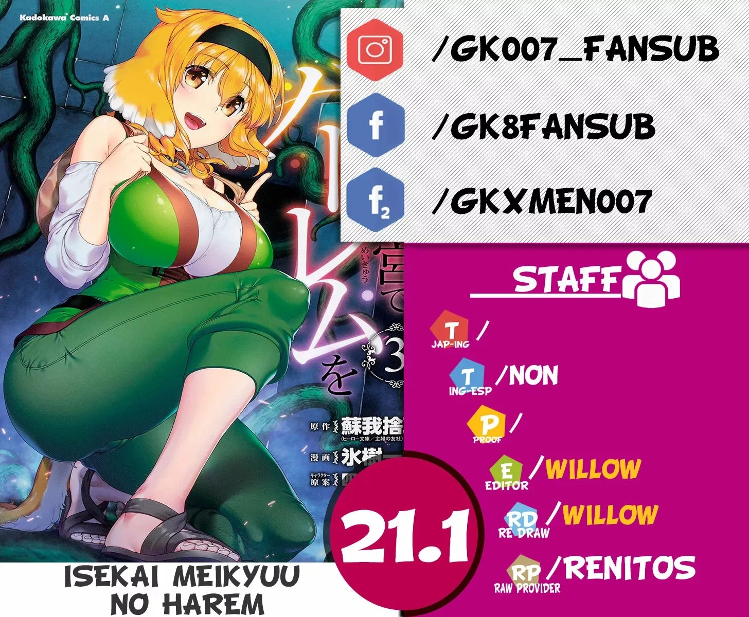 Isekai Meikyuu de Dorei Harem wo Capítulo 55 - Page 1