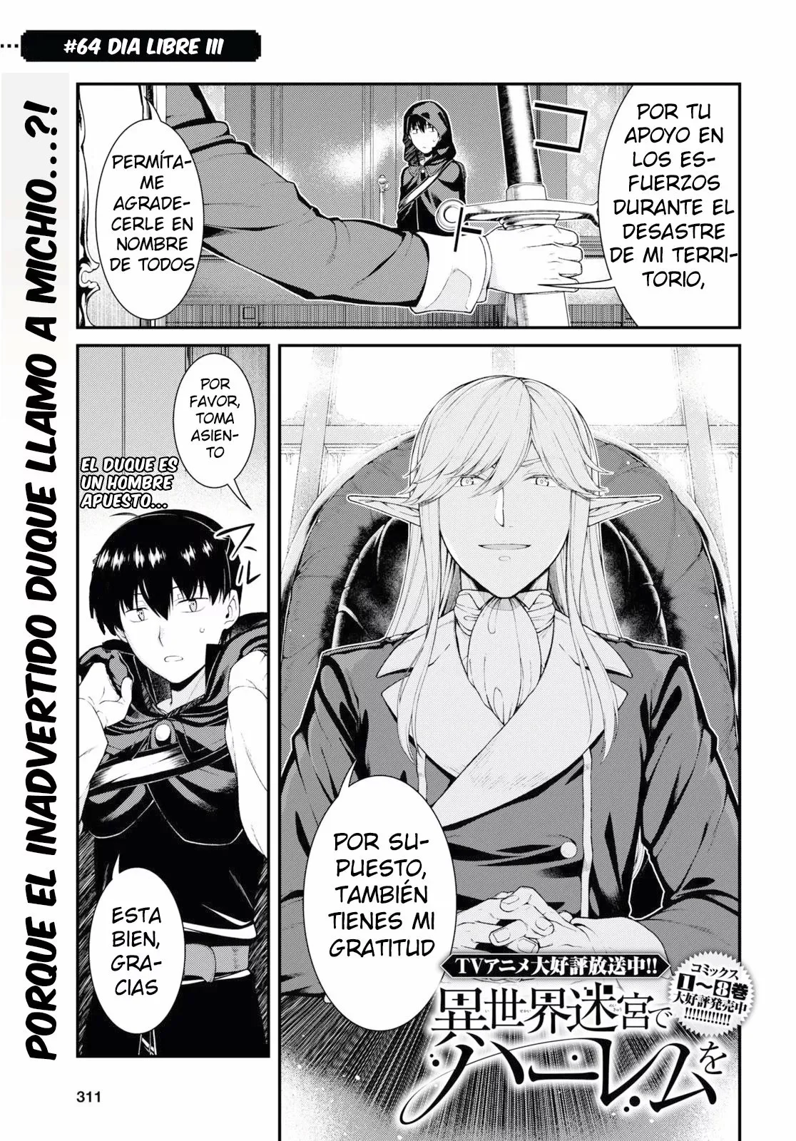 Isekai Meikyuu de Dorei Harem wo Capítulo 64 - Page 3
