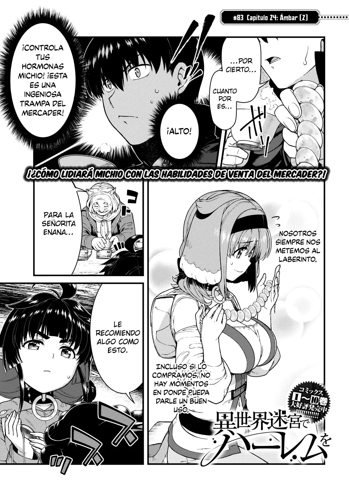 Isekai Meikyuu de Dorei Harem wo Capítulo 83 - Page 3