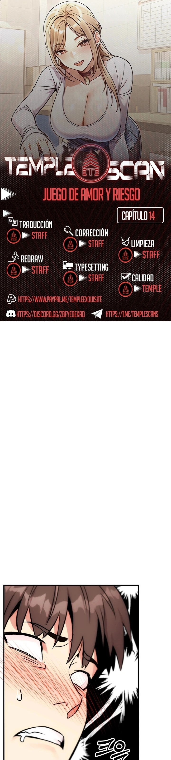Juego de Amor y Riesgo Capítulo 14 - Page 1
