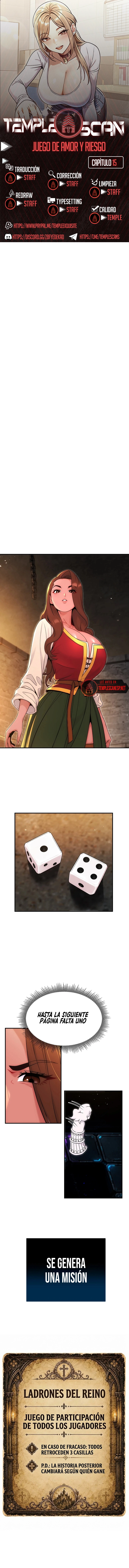 Juego de Amor y Riesgo Capítulo 15 - Page 1
