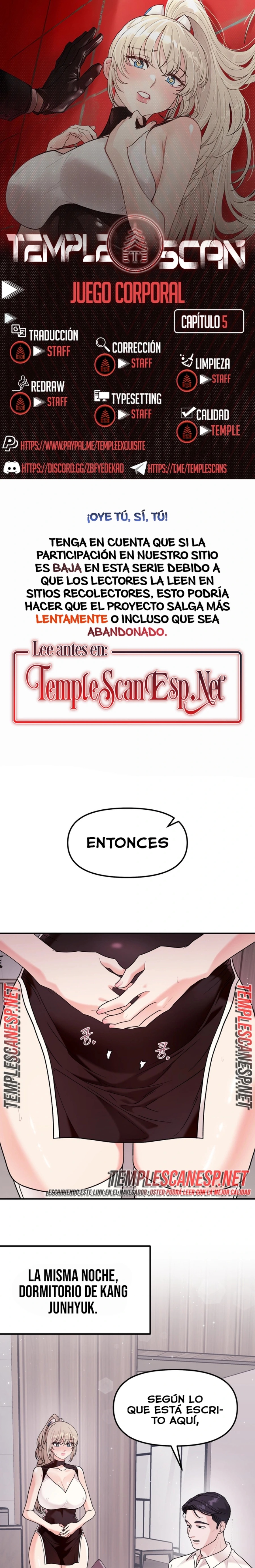 Juego de Cuerpos Capítulo 5 - Page 1