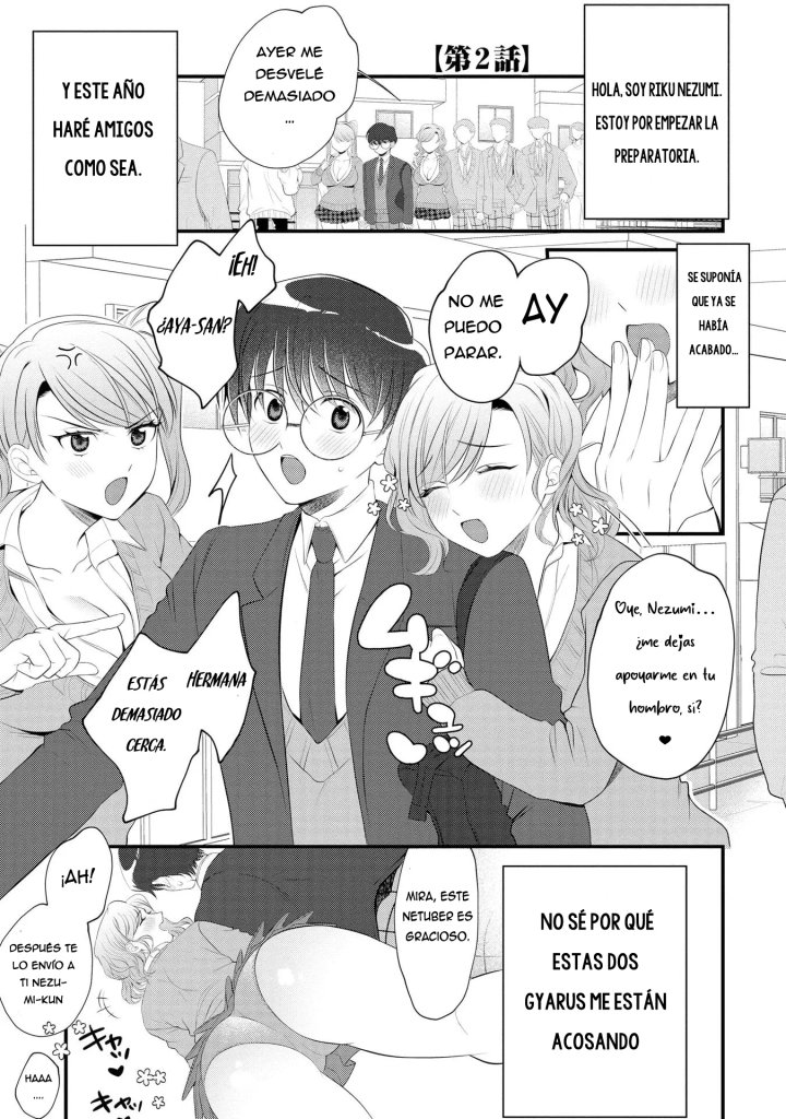 Las hermanas Gal quieren cuidar del solitario Nezumi-kun Capítulo 2 - Page 2