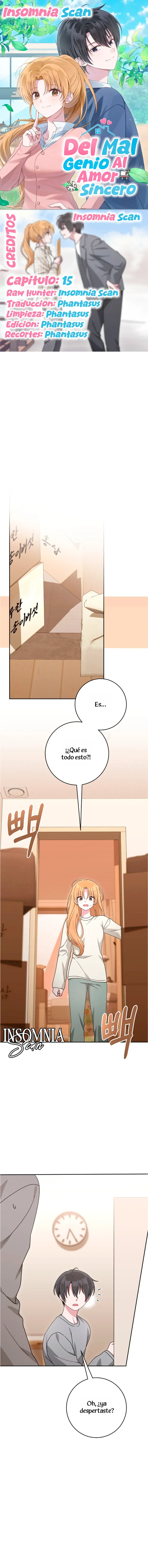 Del Mal Genio Al Amor Sincero Capítulo 15 - Page 1