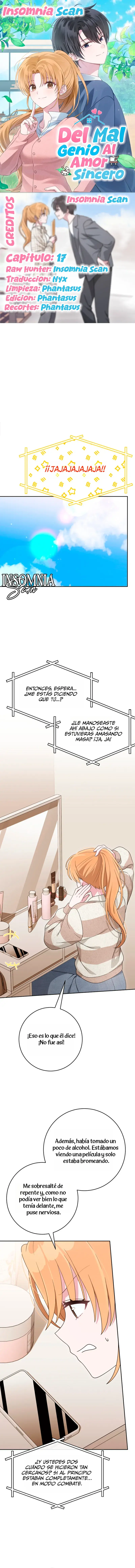 Del Mal Genio Al Amor Sincero Capítulo 17 - Page 1