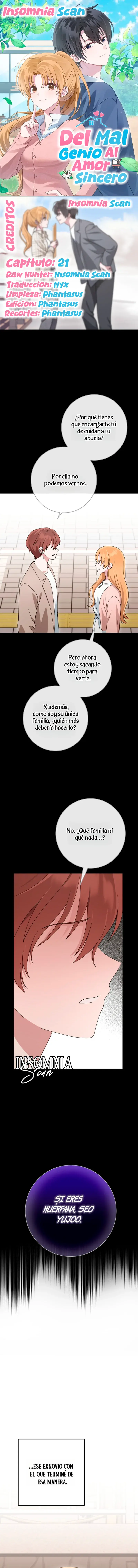 Del Mal Genio Al Amor Sincero Capítulo 21 - Page 1