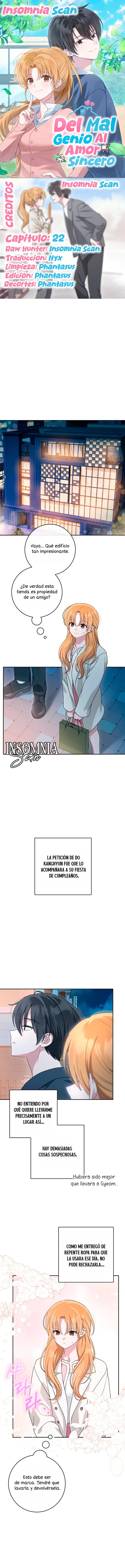 Del Mal Genio Al Amor Sincero Capítulo 22 - Page 1