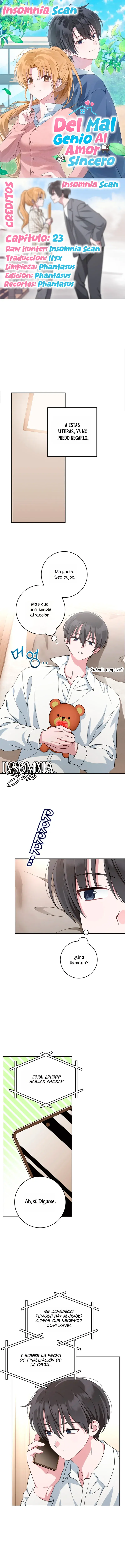Del Mal Genio Al Amor Sincero Capítulo 23 - Page 1