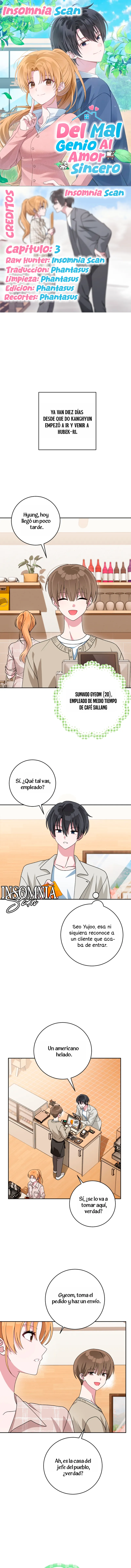 Del Mal Genio Al Amor Sincero Capítulo 3 - Page 1