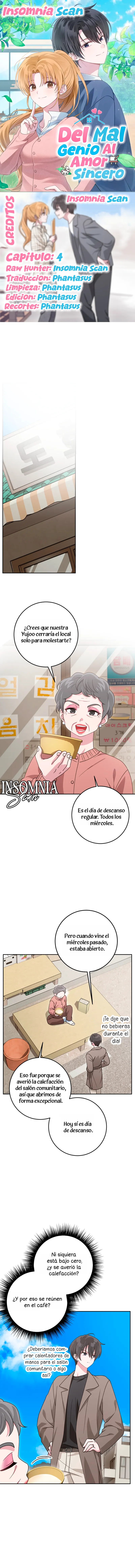 Del Mal Genio Al Amor Sincero Capítulo 4 - Page 1