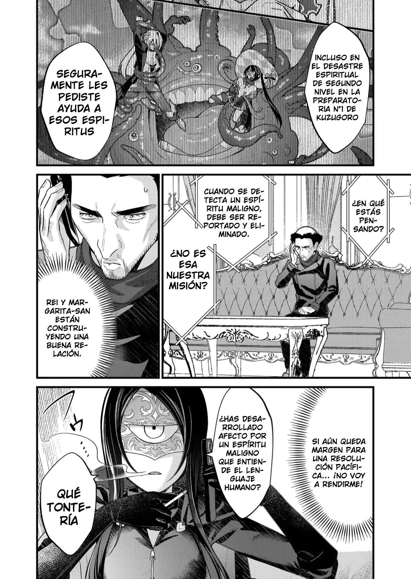Siempre que regreso a casa, estará alli el fantasma de la Caballero Santa Capítulo 28 - Page 10