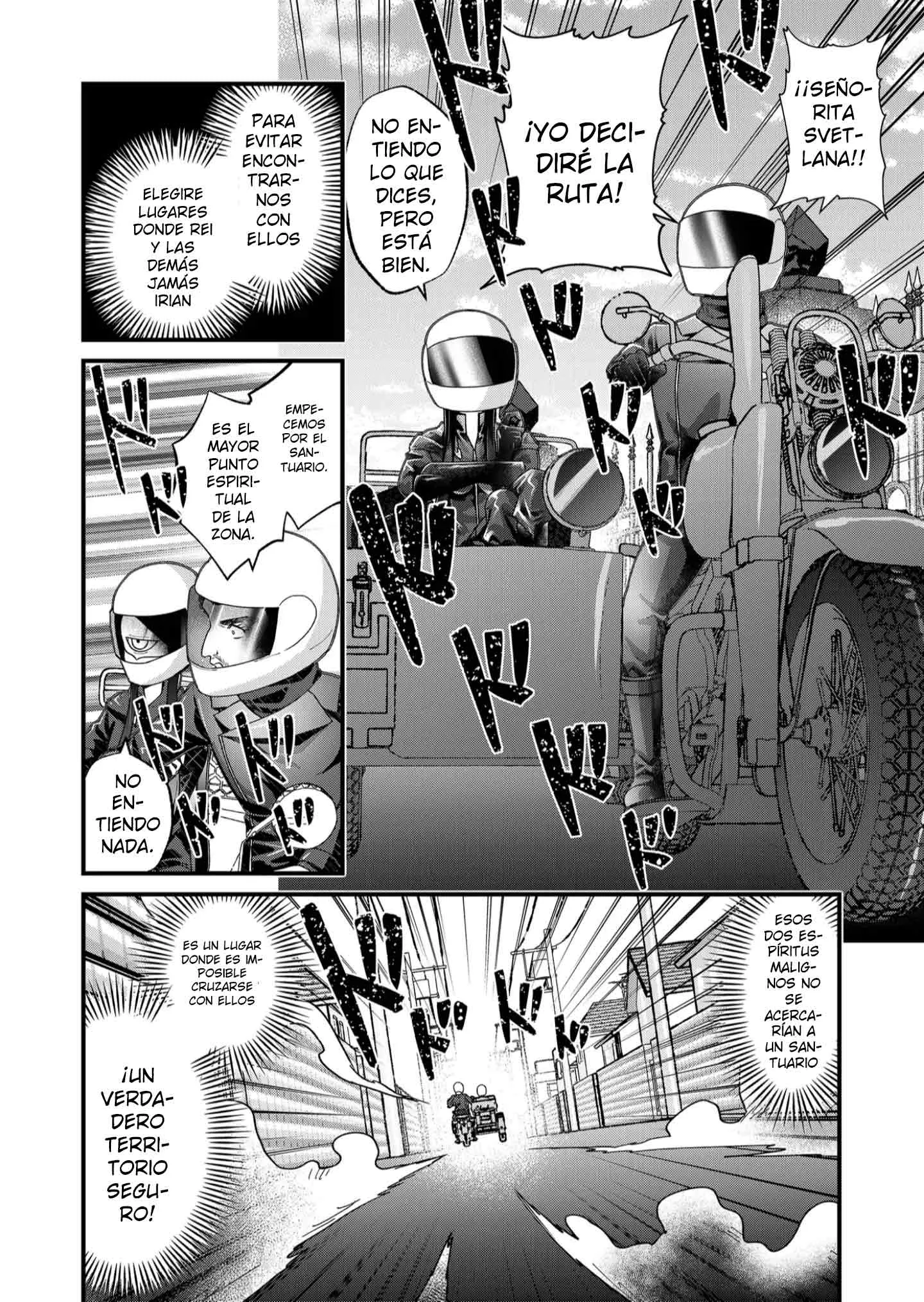 Siempre que regreso a casa, estará alli el fantasma de la Caballero Santa Capítulo 29 - Page 4