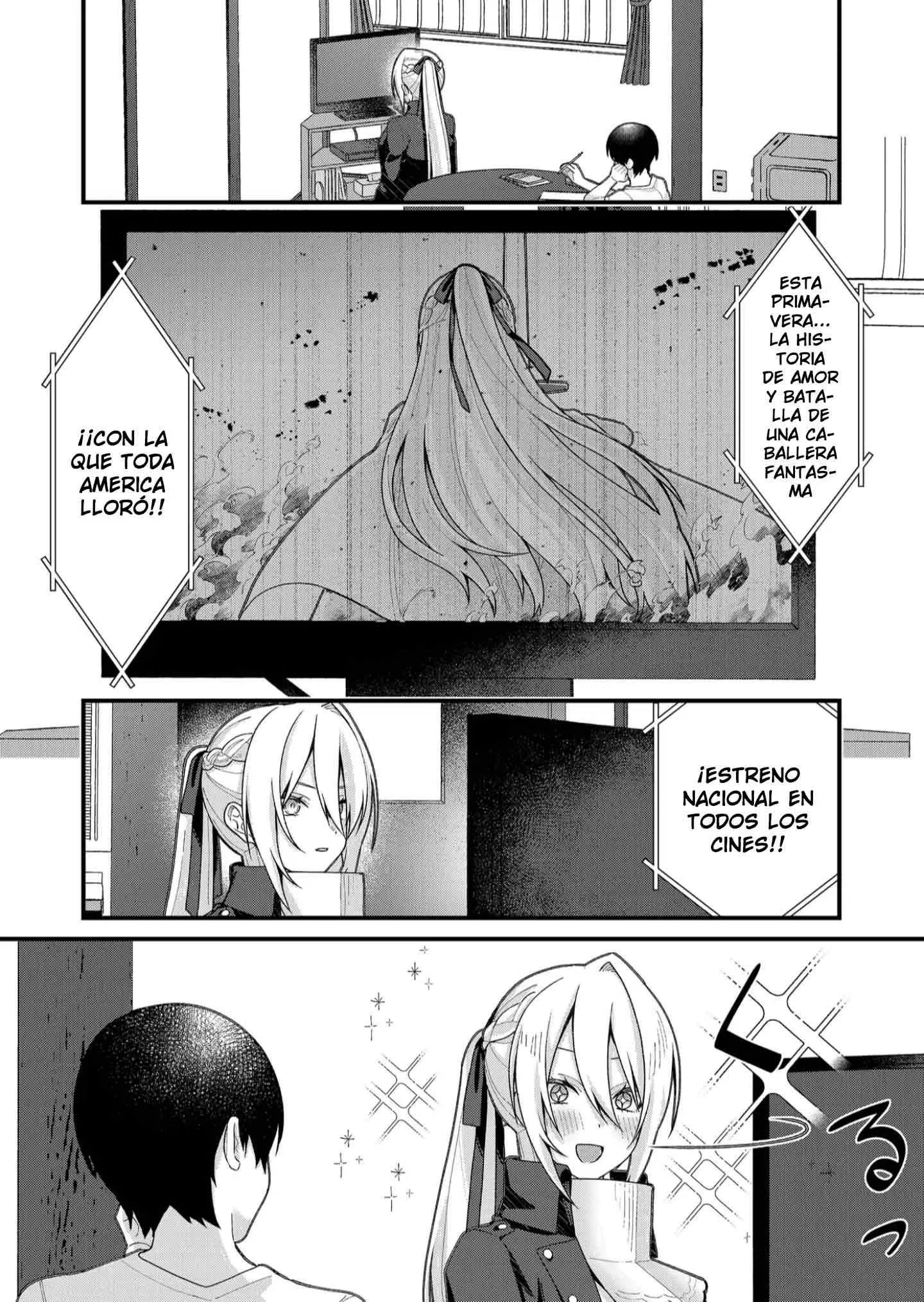 Siempre que regreso a casa, estará alli el fantasma de la Caballero Santa Capítulo 34 - Page 3