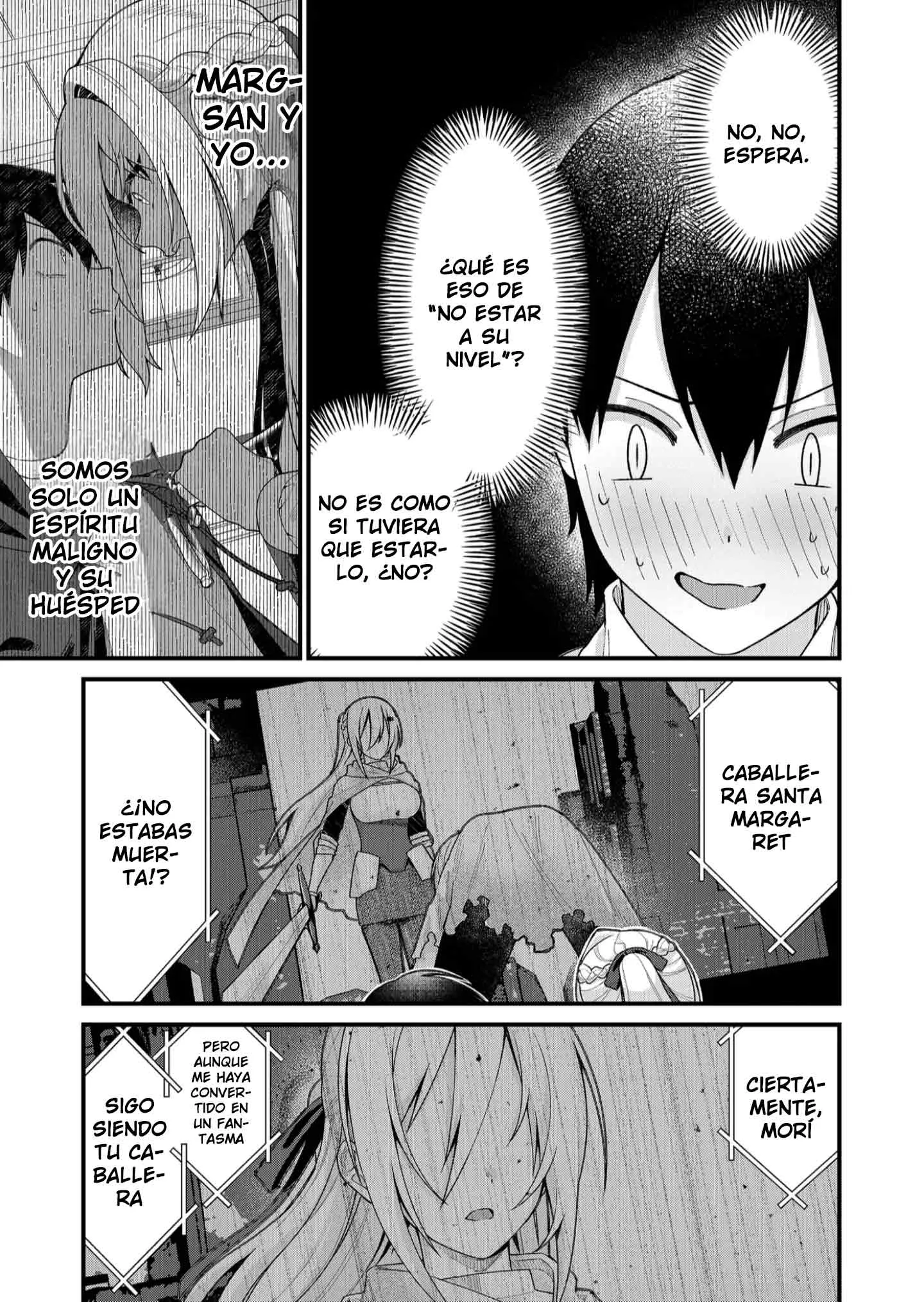 Siempre que regreso a casa, estará alli el fantasma de la Caballero Santa Capítulo 34 - Page 9