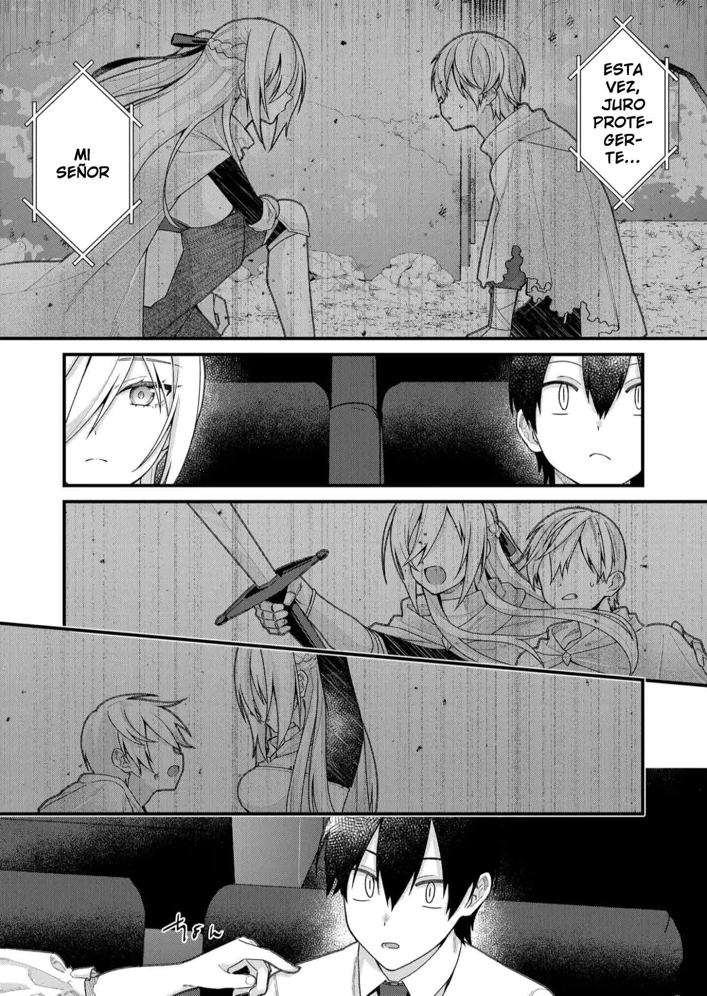 Siempre que regreso a casa, estará alli el fantasma de la Caballero Santa Capítulo 34 - Page 10