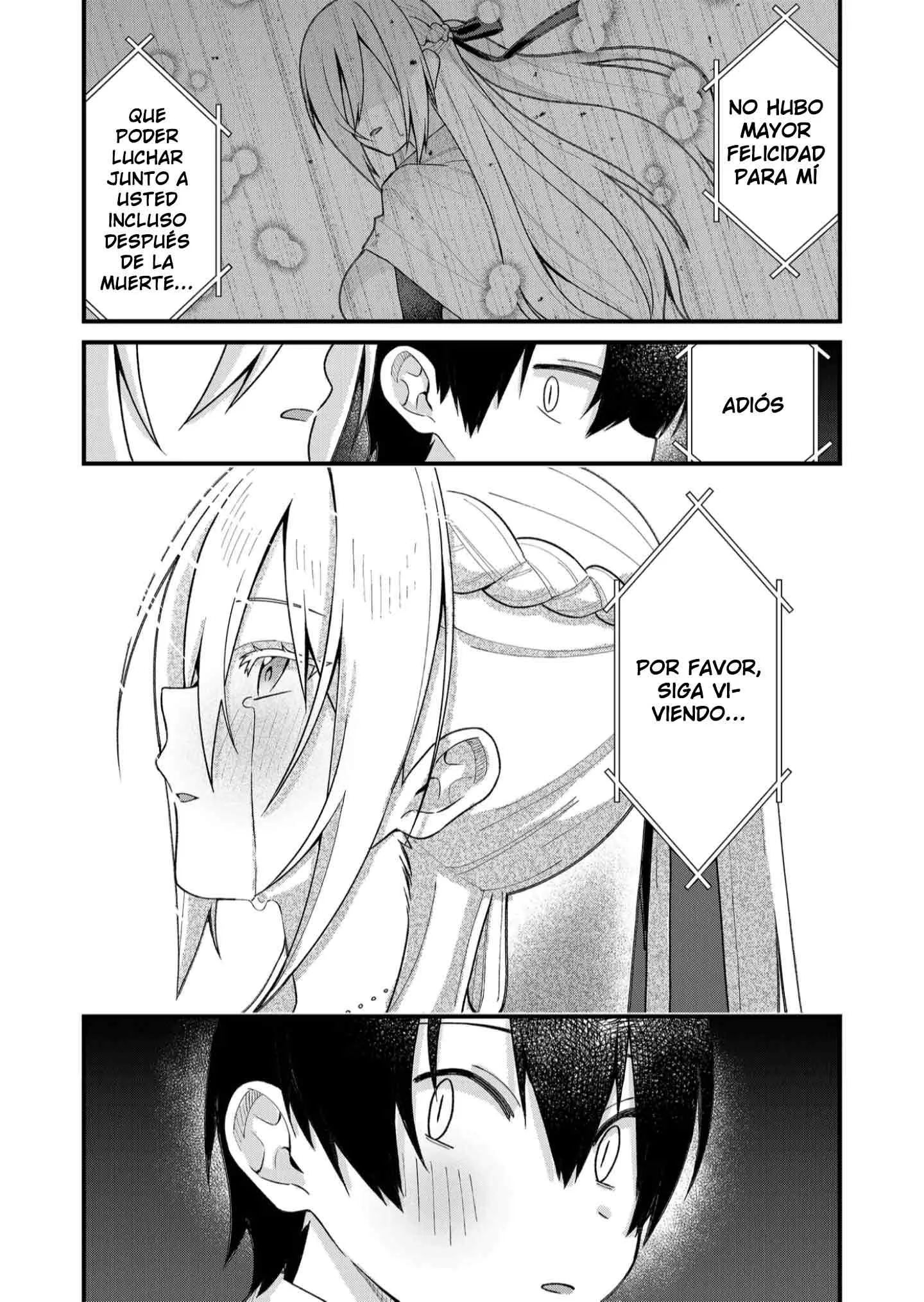 Siempre que regreso a casa, estará alli el fantasma de la Caballero Santa Capítulo 34 - Page 14