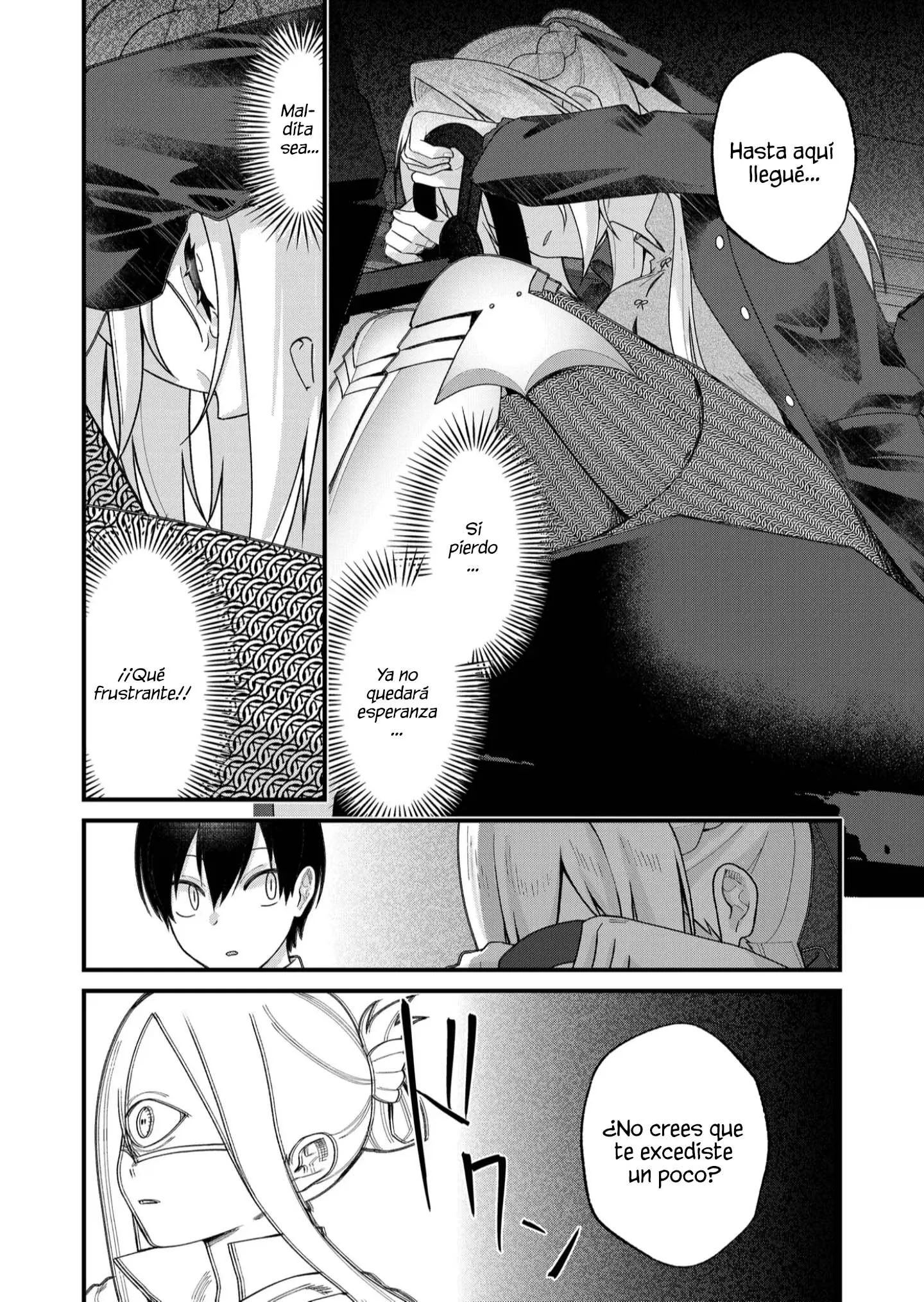 Siempre que regreso a casa, estará alli el fantasma de la Caballero Santa Capítulo 35 - Page 14
