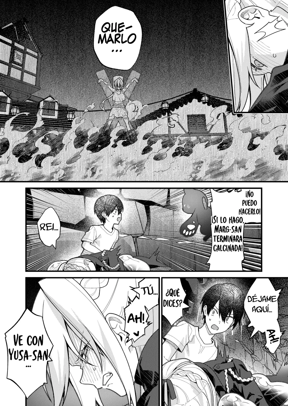 Siempre que regreso a casa, estará alli el fantasma de la Caballero Santa Capítulo 44 - Page 11