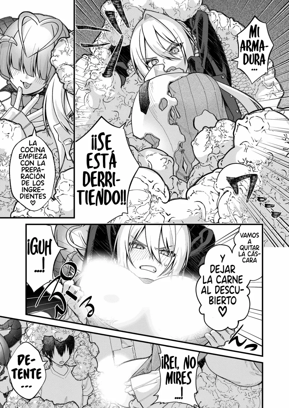 Siempre que regreso a casa, estará alli el fantasma de la Caballero Santa Capítulo 46 - Page 14