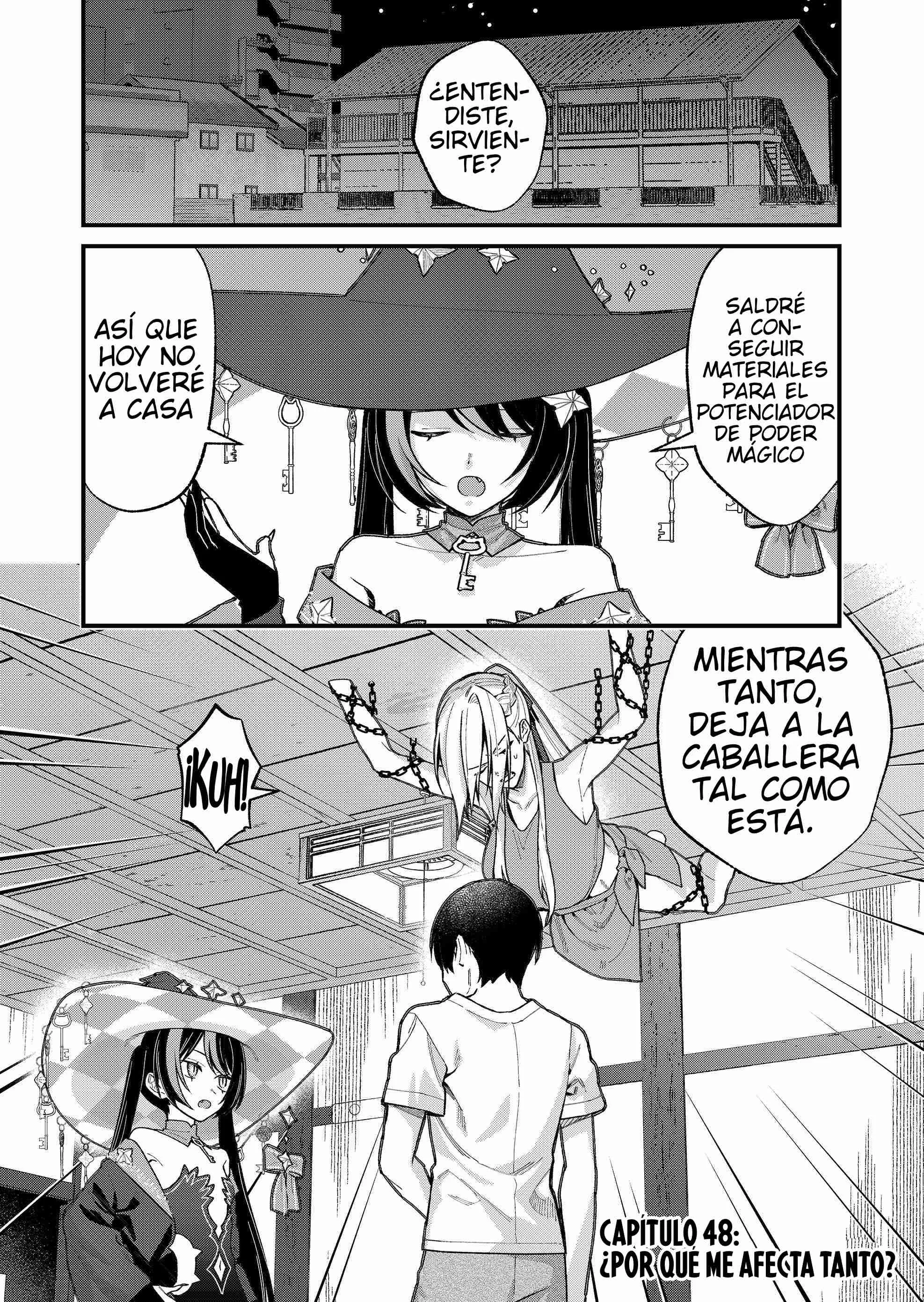 Siempre que regreso a casa, estará alli el fantasma de la Caballero Santa Capítulo 48 - Page 2