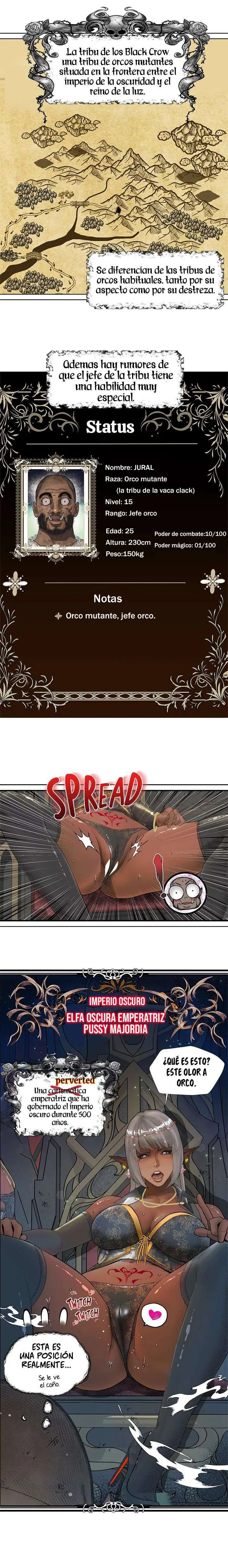 La Reina ELfa Oscura Y El Esclavo Orco Capítulo 1 - Page 3
