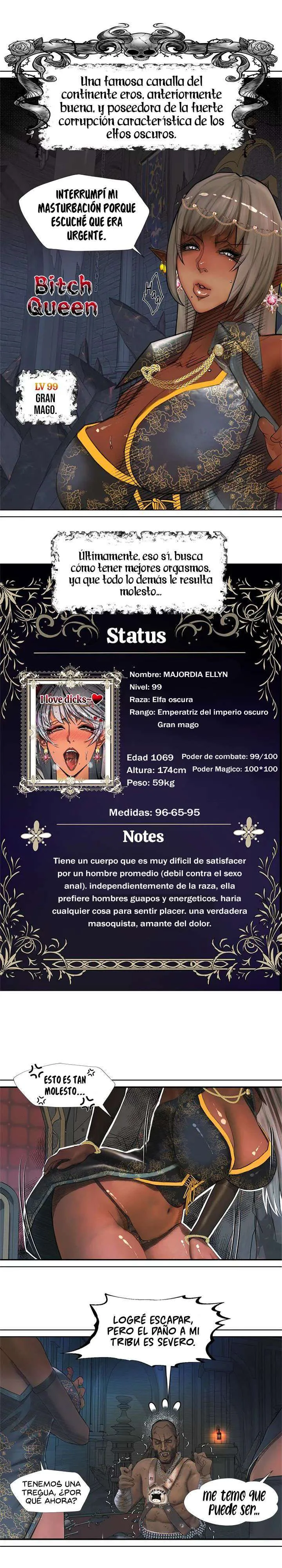 La Reina ELfa Oscura Y El Esclavo Orco Capítulo 1 - Page 4