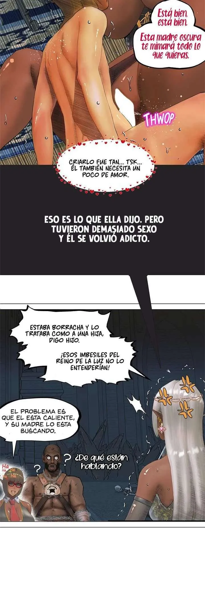 La Reina ELfa Oscura Y El Esclavo Orco Capítulo 1 - Page 12