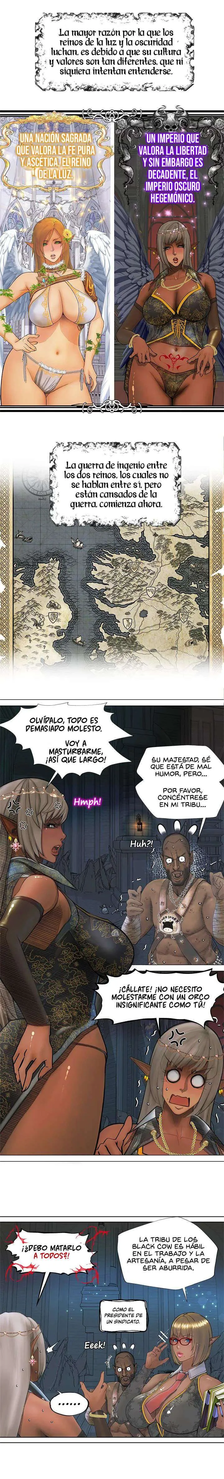 La Reina ELfa Oscura Y El Esclavo Orco Capítulo 1 - Page 13