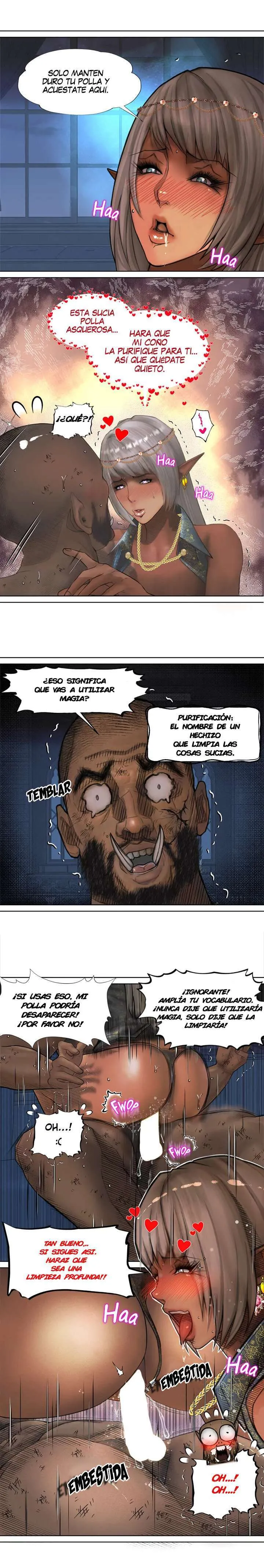 La Reina ELfa Oscura Y El Esclavo Orco Capítulo 2 - Page 4