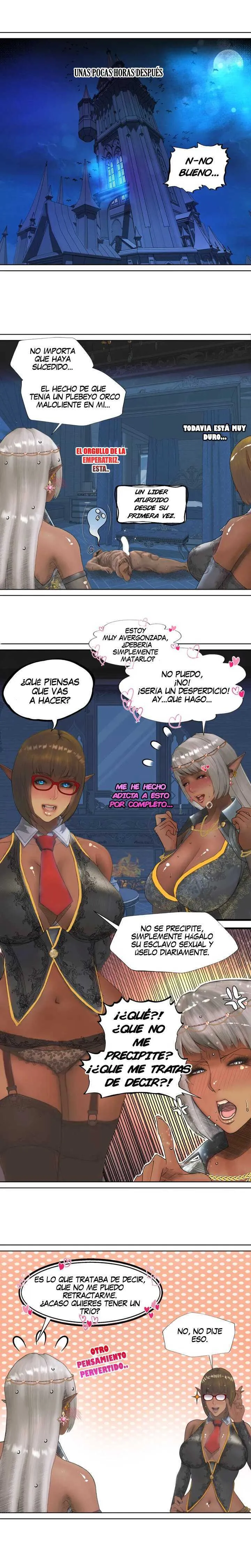 La Reina ELfa Oscura Y El Esclavo Orco Capítulo 2 - Page 8