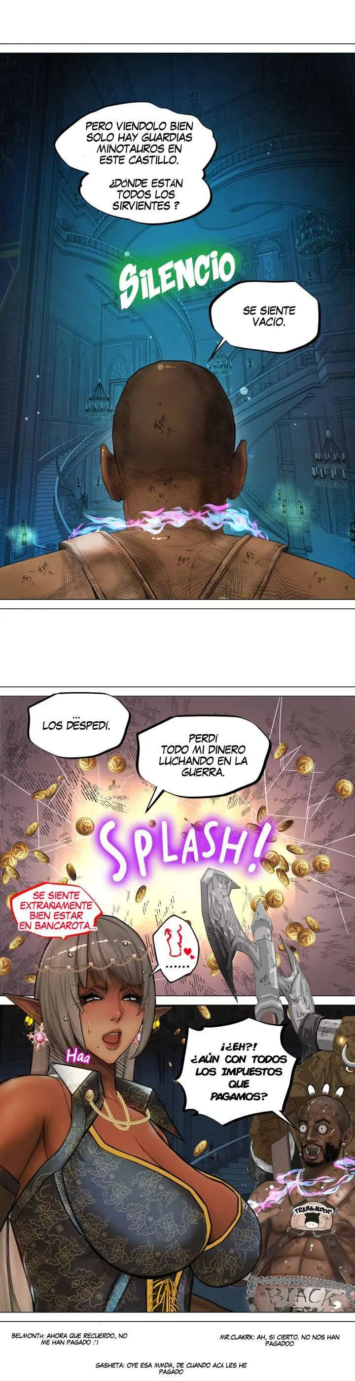 La Reina ELfa Oscura Y El Esclavo Orco Capítulo 3 - Page 3