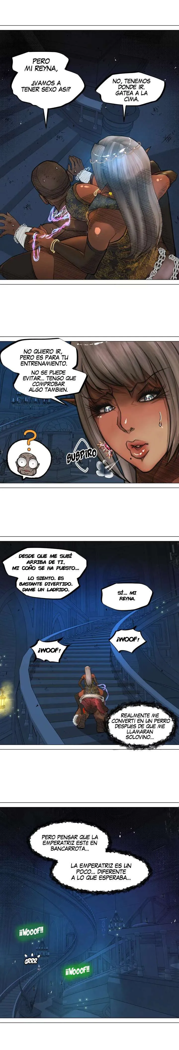 La Reina ELfa Oscura Y El Esclavo Orco Capítulo 3 - Page 7