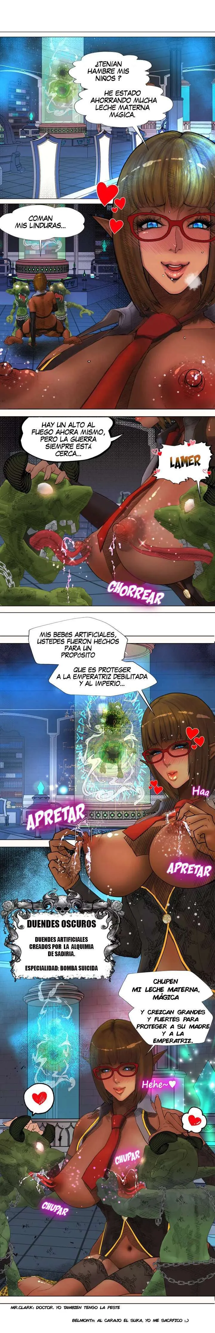 La Reina ELfa Oscura Y El Esclavo Orco Capítulo 3 - Page 15