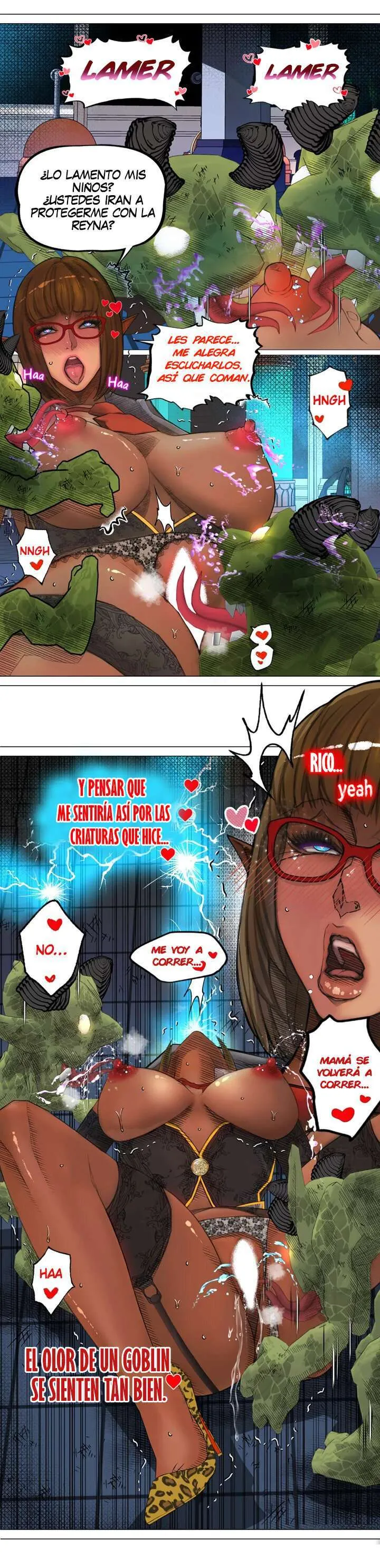La Reina ELfa Oscura Y El Esclavo Orco Capítulo 4 - Page 3