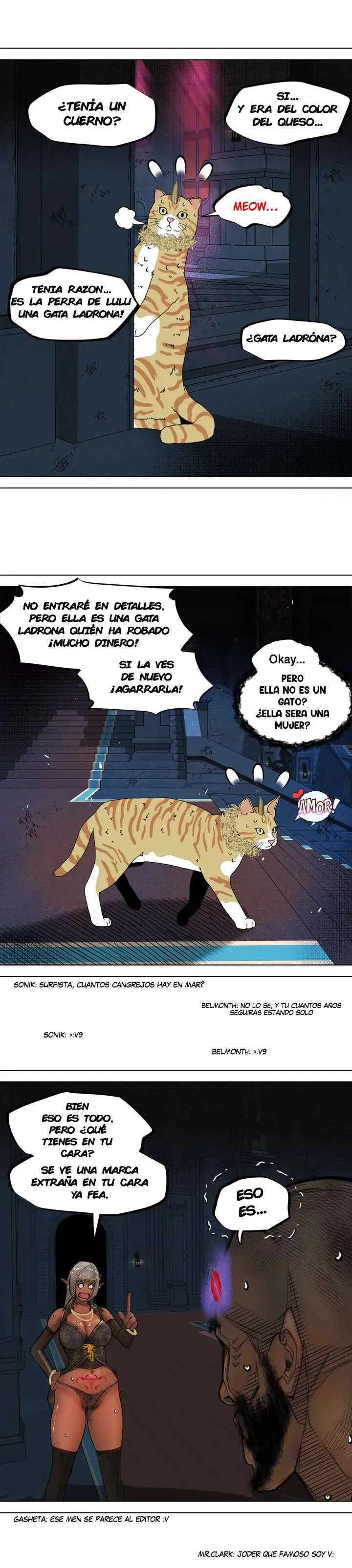 La Reina ELfa Oscura Y El Esclavo Orco Capítulo 4 - Page 13
