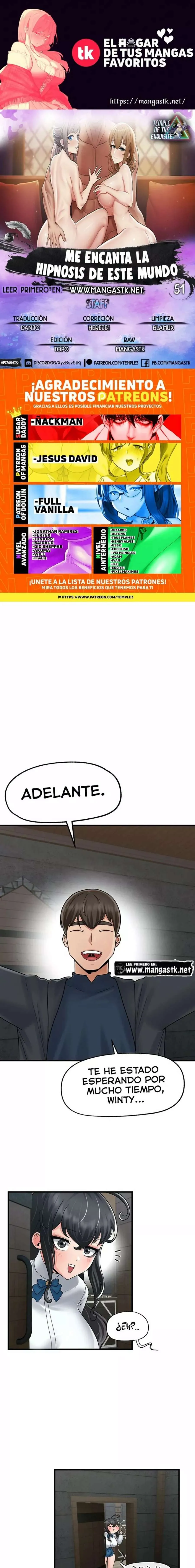 Me Encanta la Hipnosis de este Mundo Capítulo 51 - Page 1