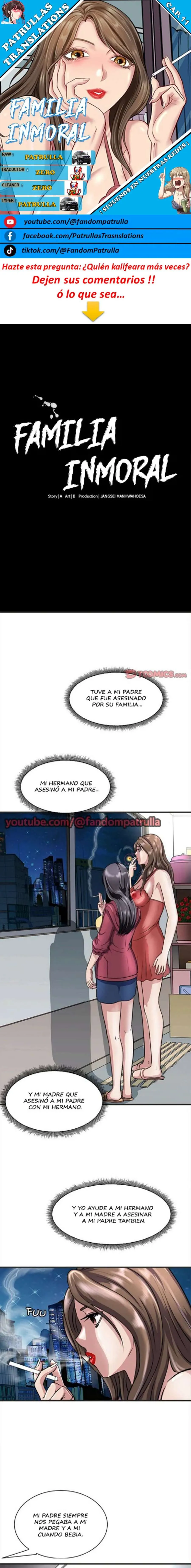 Familia Inmoral Capítulo 11 - Page 1