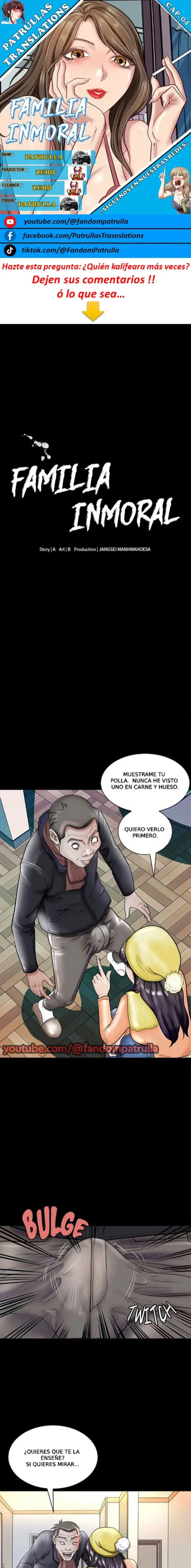 Familia Inmoral Capítulo 4 - Page 1