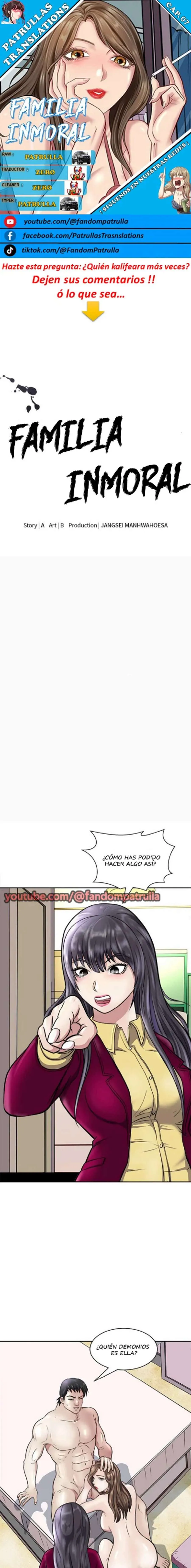 Familia Inmoral Capítulo 7 - Page 1