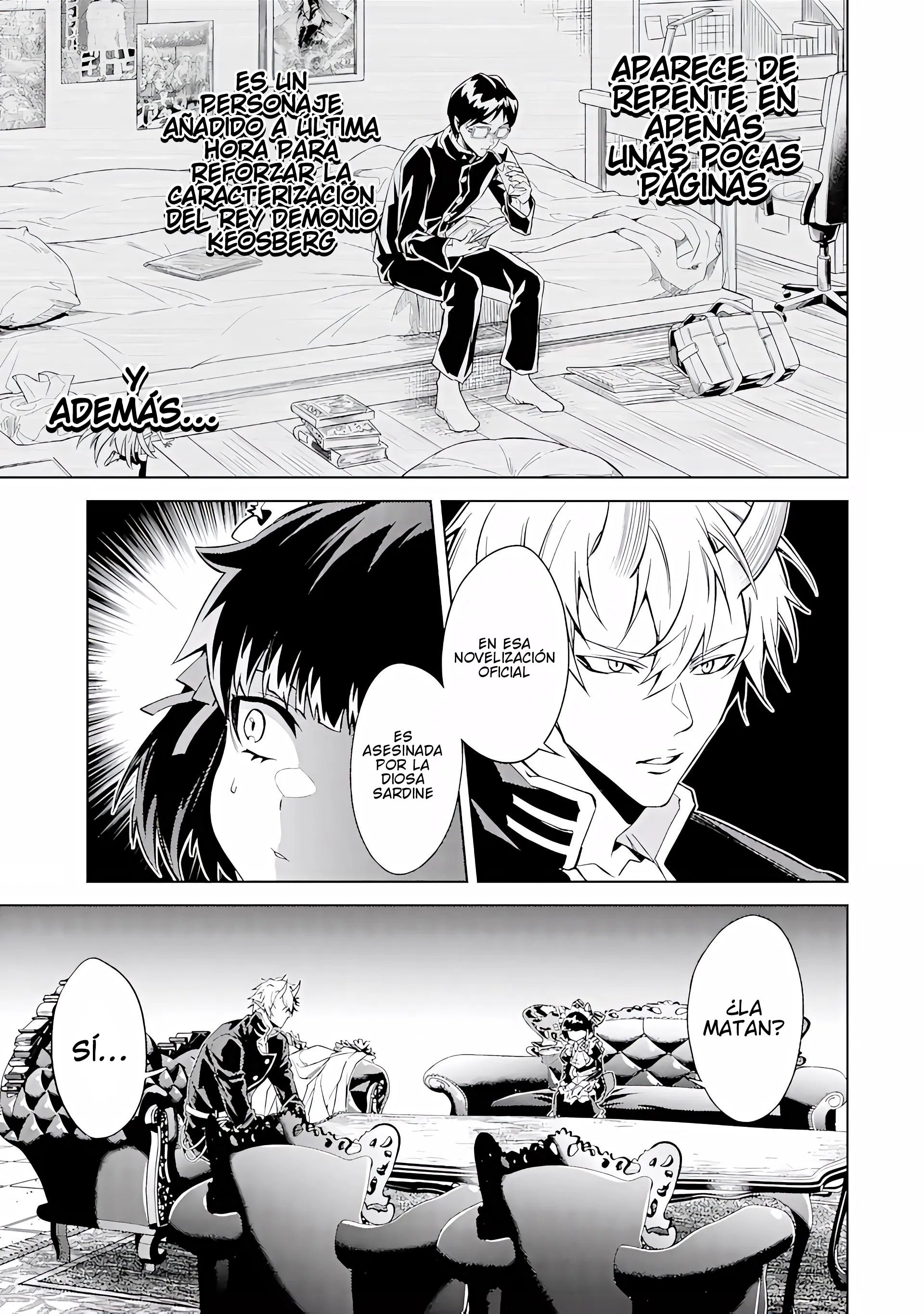 Reencarne como un jefe de nivel intermedio que muere al principio del juego Capítulo 10.2 - Page 9