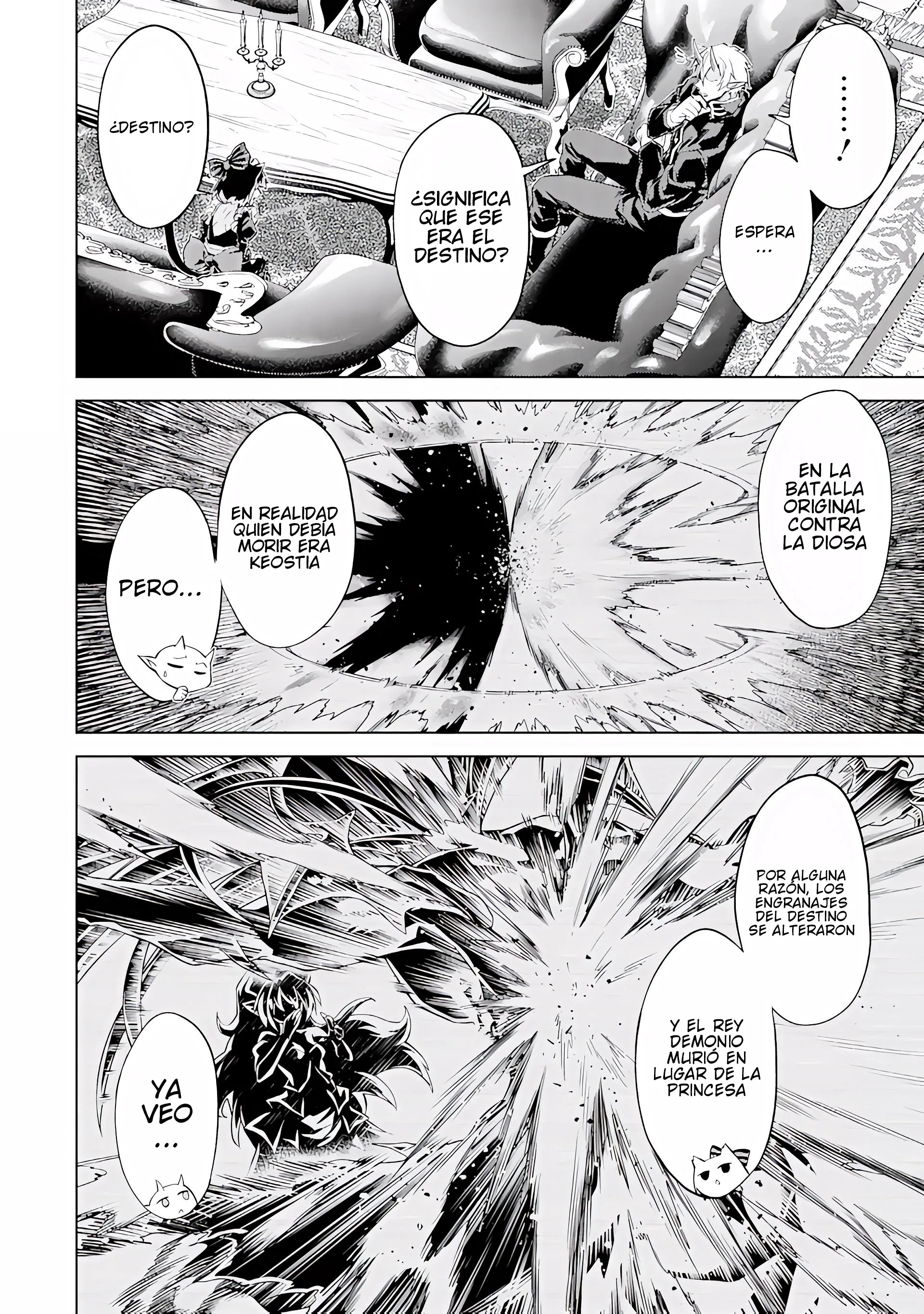 Reencarne como un jefe de nivel intermedio que muere al principio del juego Capítulo 10.2 - Page 10