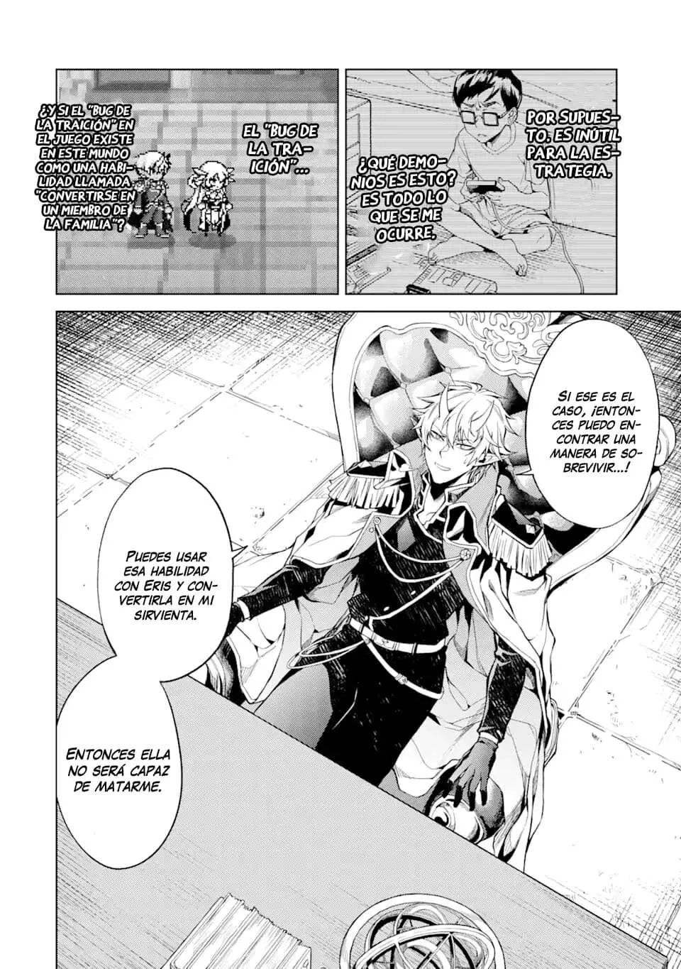 Reencarne como un jefe de nivel intermedio que muere al principio del juego Capítulo 2.1 - Page 8
