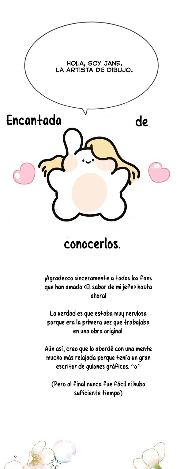 El Sabor de mi Dulce Jefe Capítulo 40.1 - Page 3
