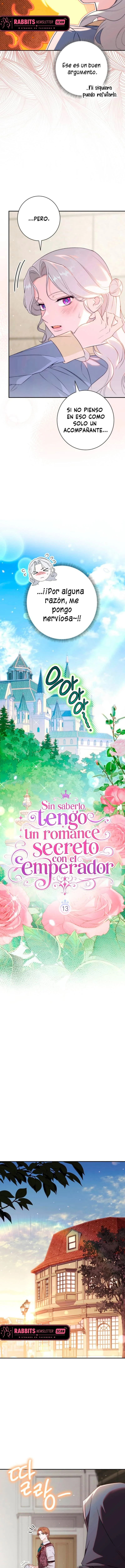 Sin saberlo, tengo un romance secreto con el emperador Capítulo 13 - Page 3