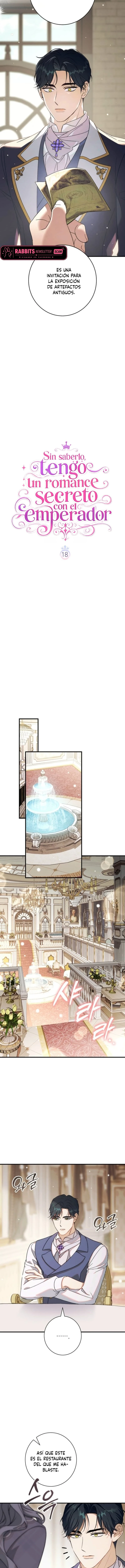 Sin saberlo, tengo un romance secreto con el emperador Capítulo 18 - Page 3