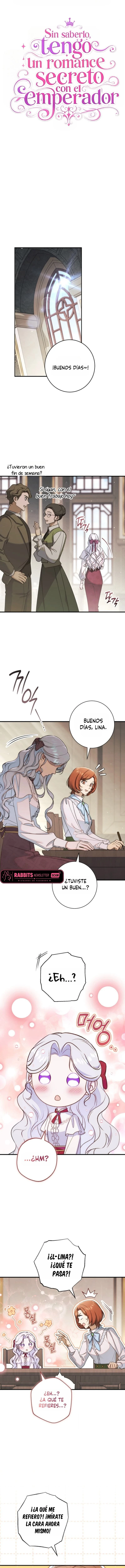 Sin saberlo, tengo un romance secreto con el emperador Capítulo 20 - Page 1