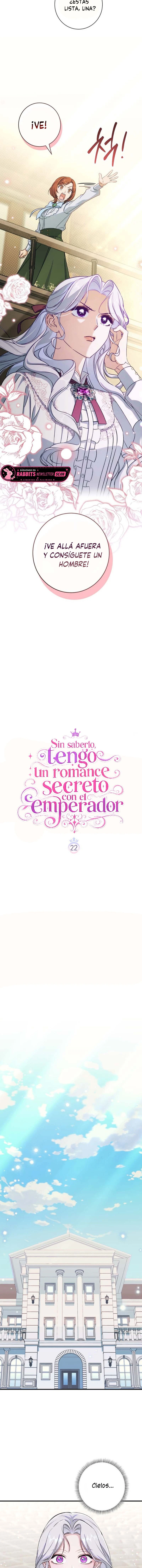 Sin saberlo, tengo un romance secreto con el emperador Capítulo 22 - Page 4