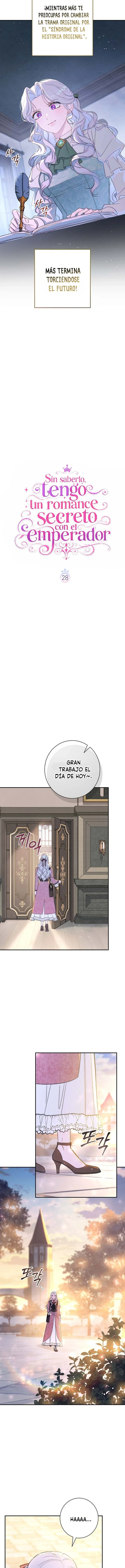 Sin saberlo, tengo un romance secreto con el emperador Capítulo 28 - Page 6